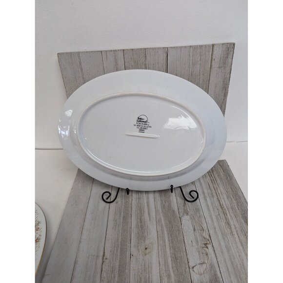 International Brighton Collection Claridge 8302 Porcelain Serving Platter 14" - Picture 4 of 6